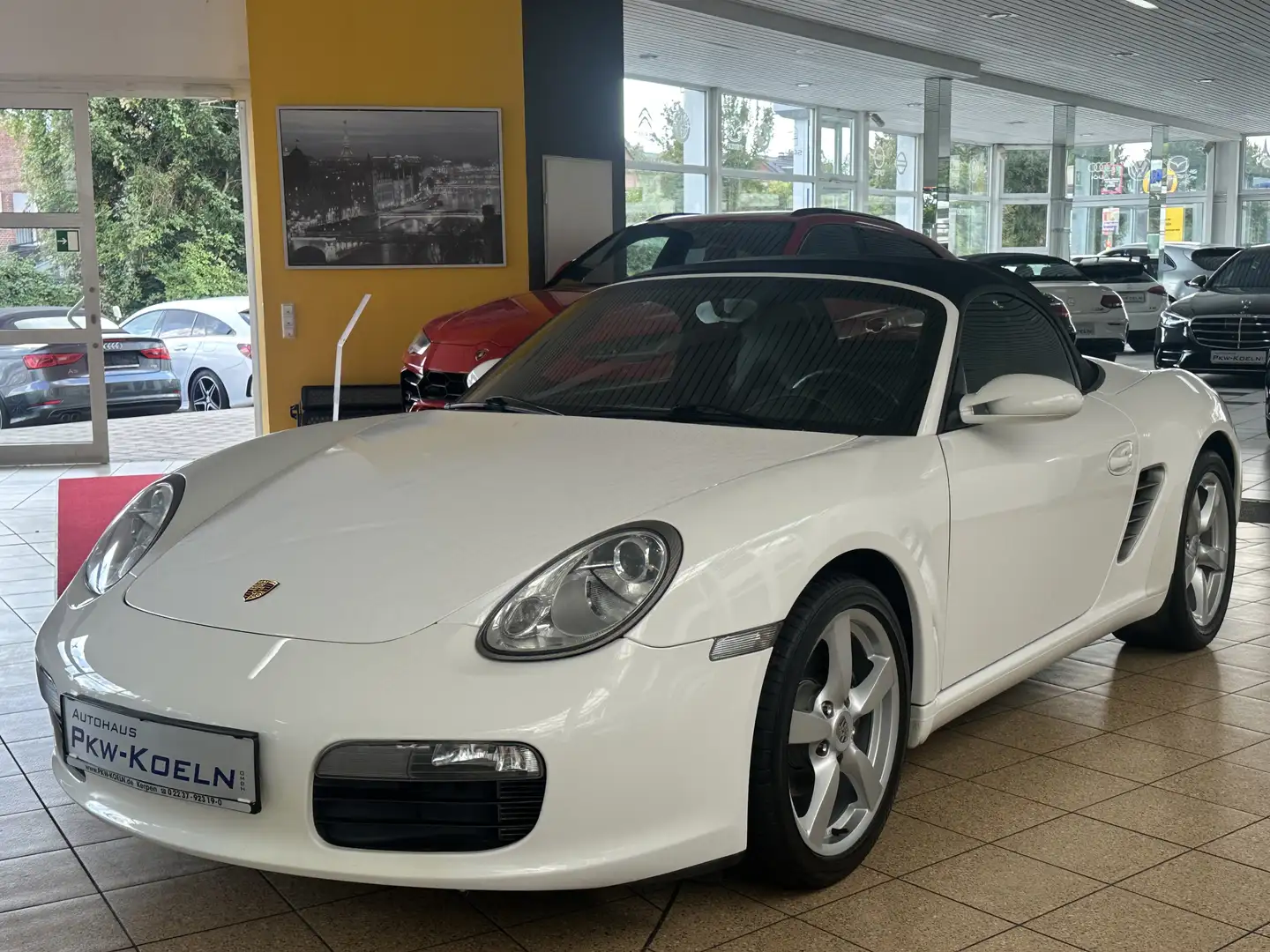 Porsche Boxster *SCHECKHEFT*NAVi*SiTZHG*1A-ZUSTAND! Weiß - 1