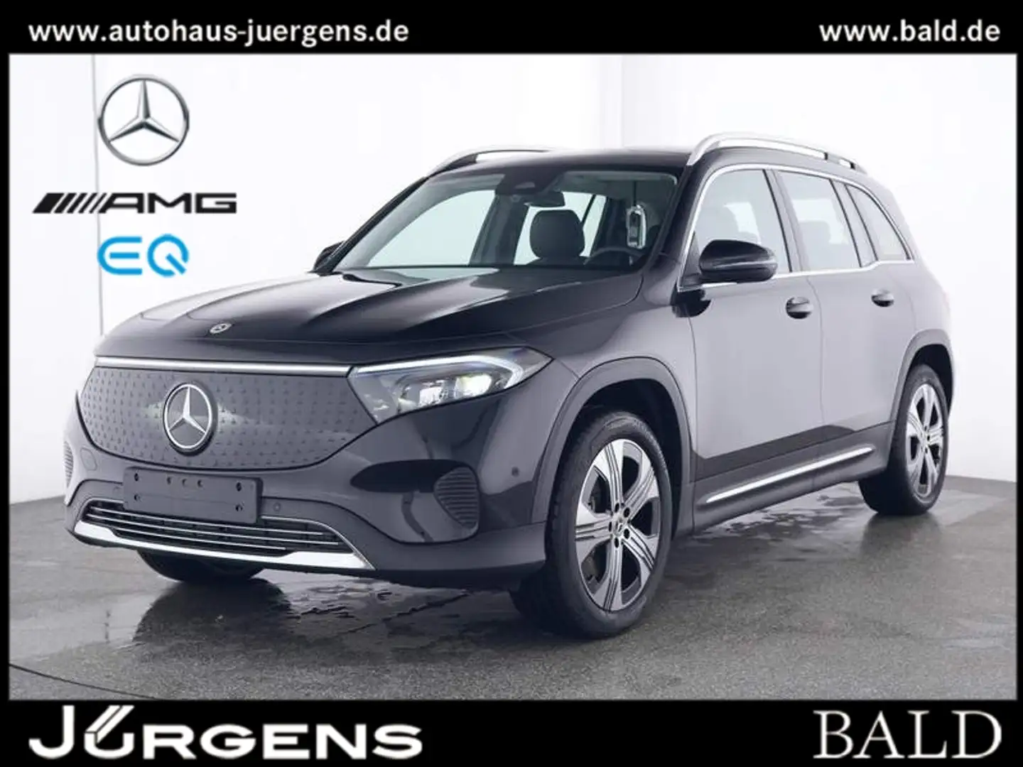 Mercedes-Benz EQB 350 4M Progressive/LED/Cam/Pano/Distr/7Sitze Schwarz - 1