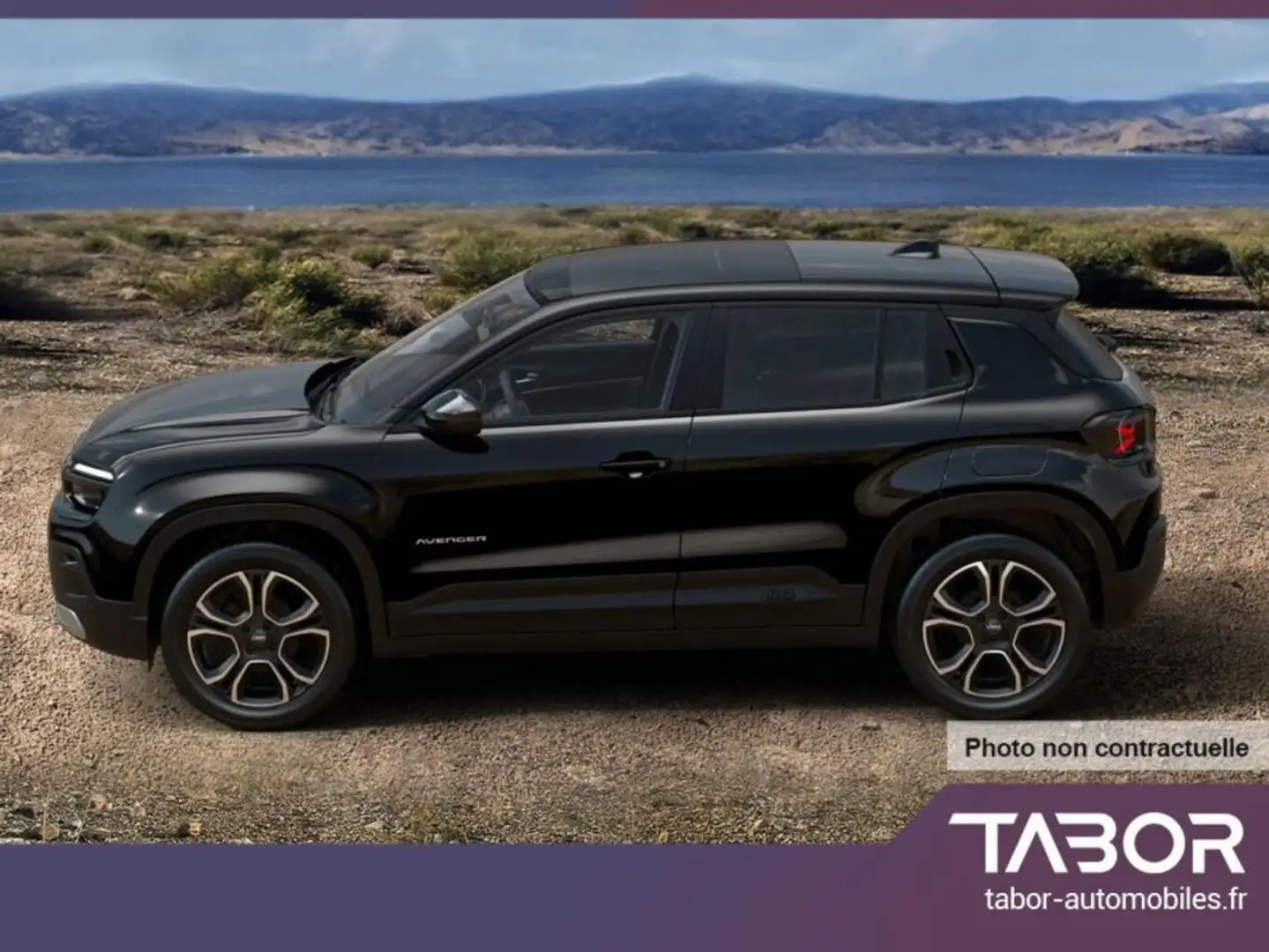 Jeep Avenger 1.2 MHEV 110 DCT Summit Pano cuir Noir - 2