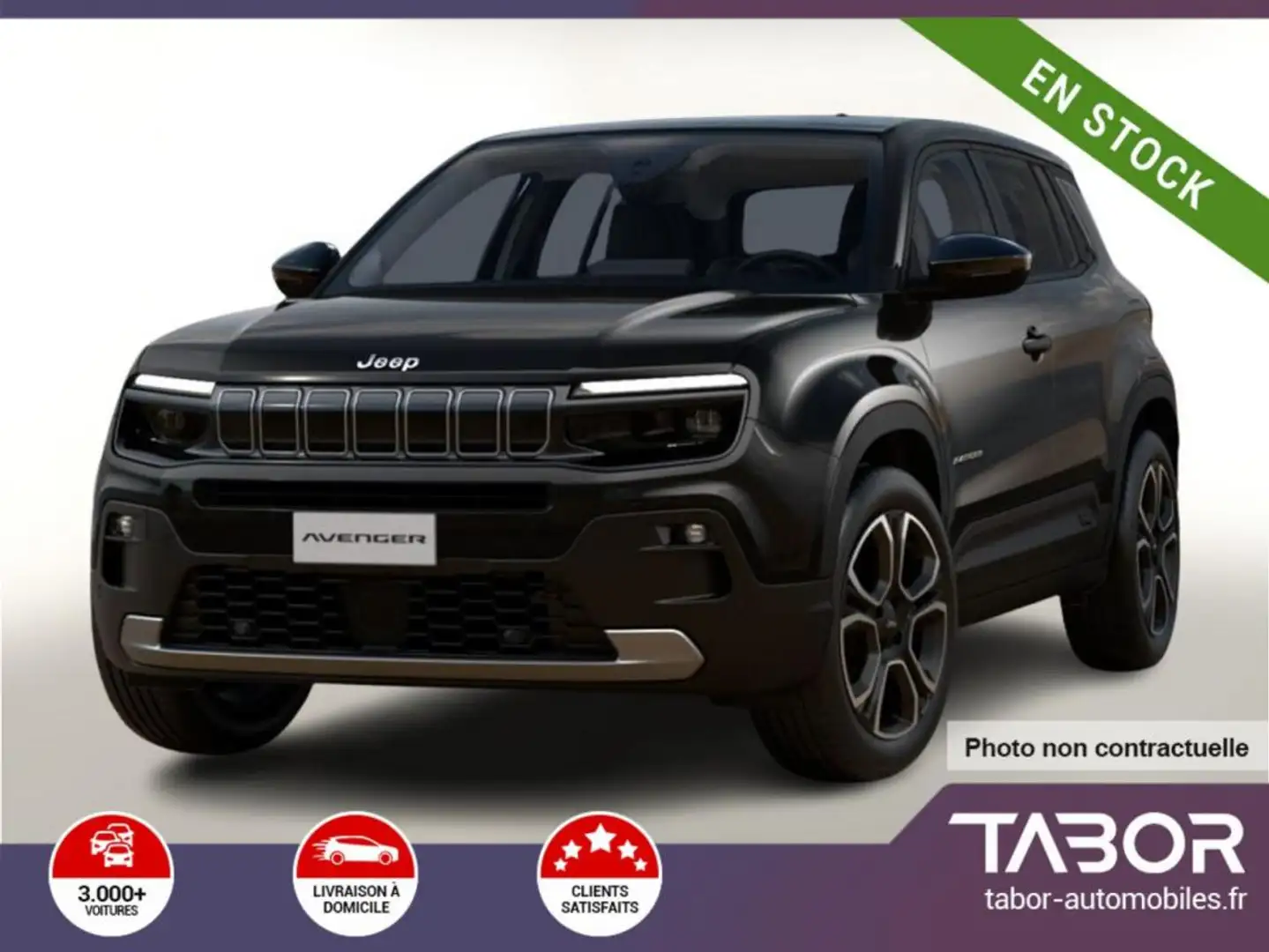 Jeep Avenger 1.2 MHEV 110 DCT Summit Pano cuir Noir - 1