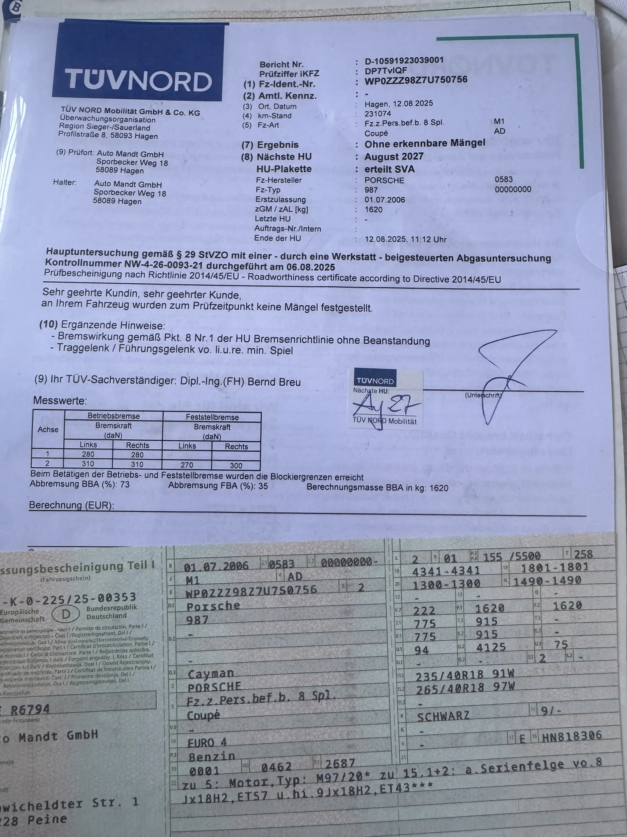 Porsche Cayman Cayman Sportpaket ++ Lederausstattung ++ TÜV — photo 10