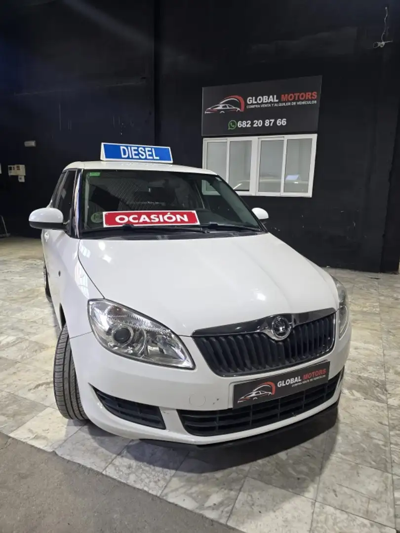 Skoda Fabia 1.6TDI Fresh 75 Blanco - 1