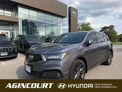 Gray 2020 Acura MDX SUV / Crossover Automatic