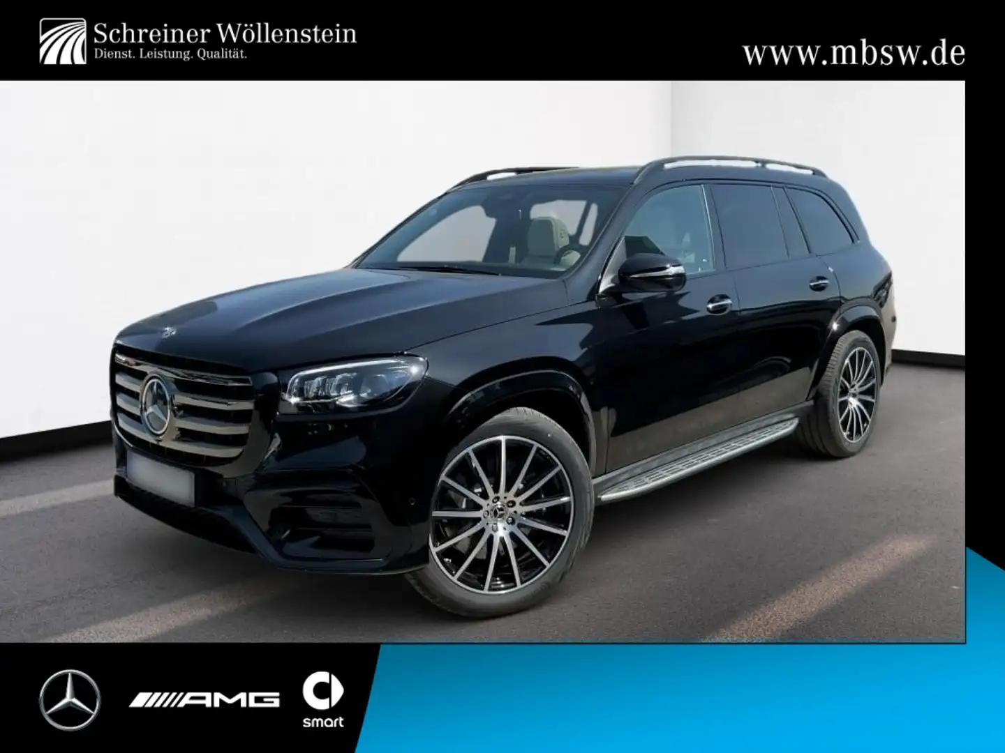 Mercedes-Benz GLS 450 d 4m AMG*Night*AHK*Pano*Mbeam*Burmester* Schwarz - 1