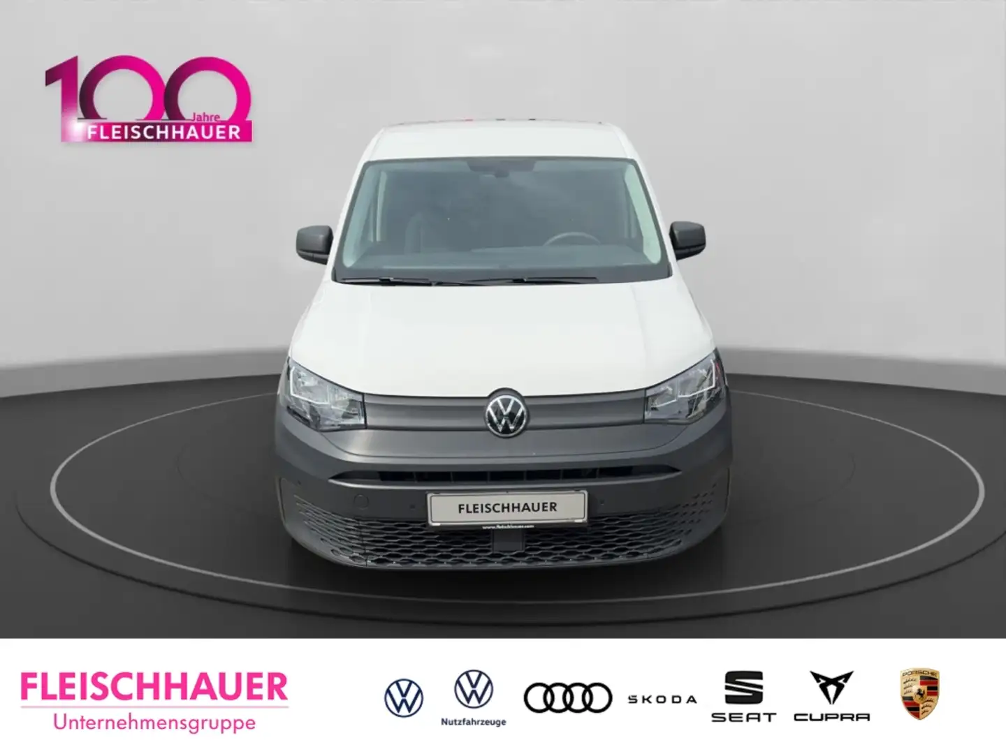 Volkswagen Caddy 2.0 TDI Cargo Maxi KLIMA RFK SHZ USB DAB Rüc Weiß - 2