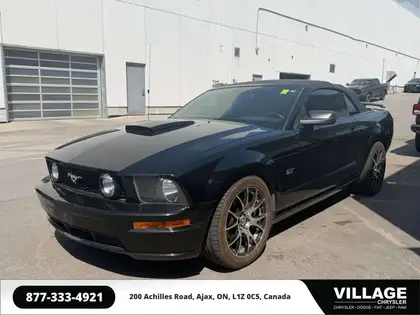 Black 2007 Ford Mustang Convertible Automatic