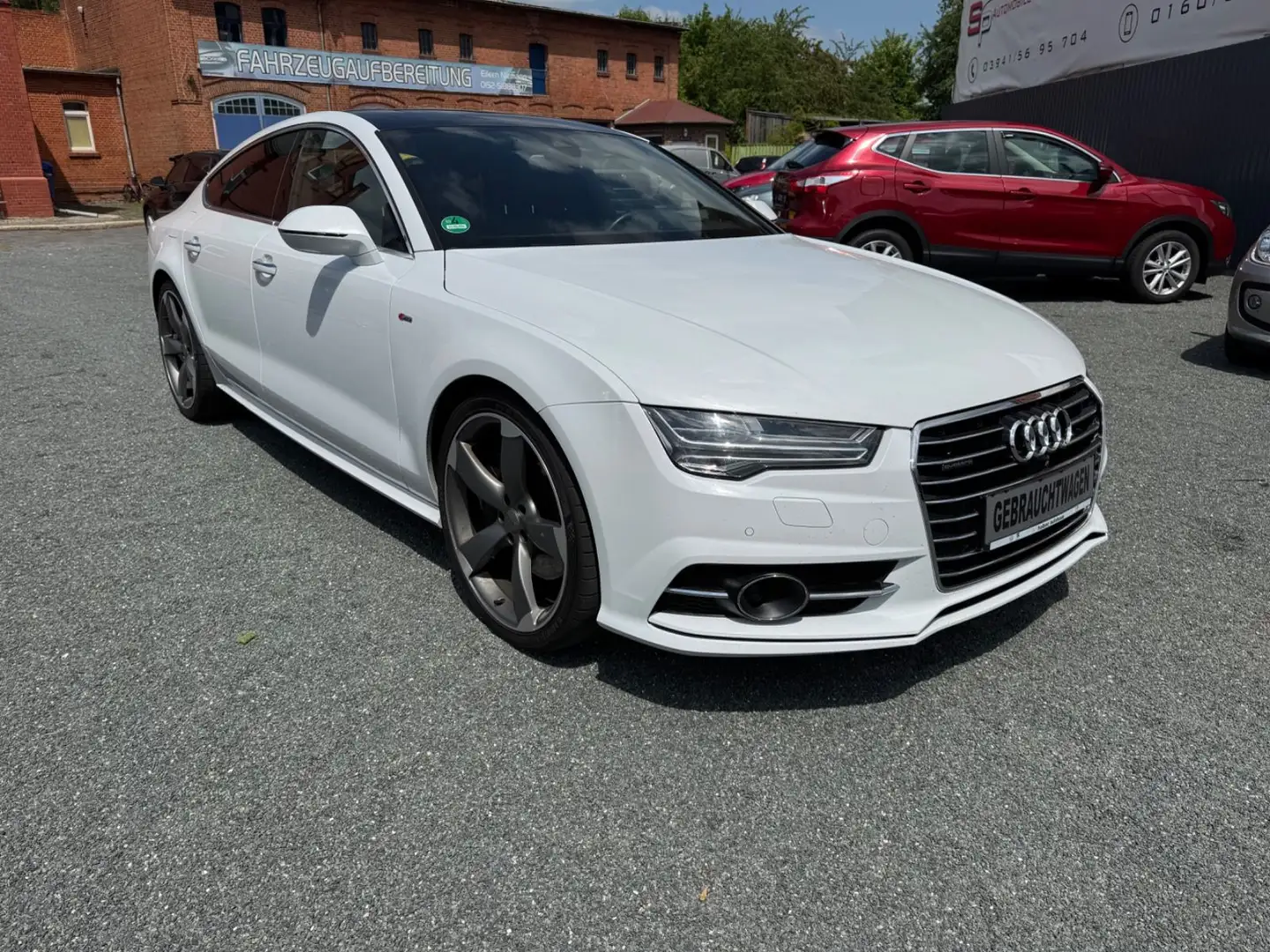 Audi A7 Sportback 3.0 TDI quattro competition Weiß - 1