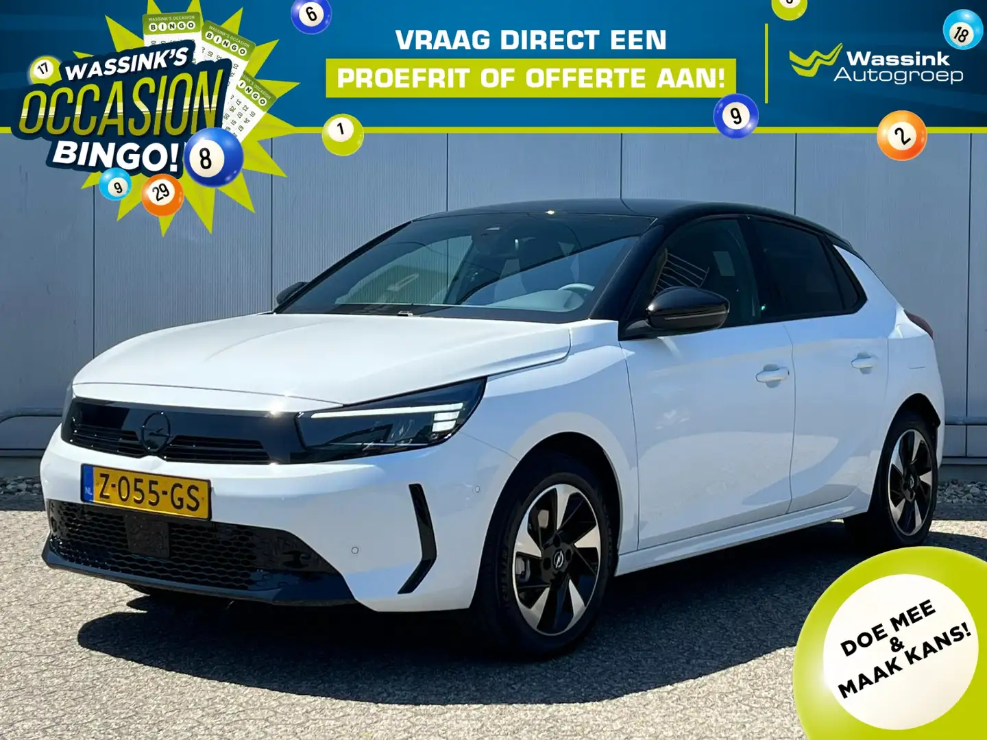 Opel Corsa-e Electric 51kWh 156pk GS | Navigatie | Parkeercamer Blanco - 1