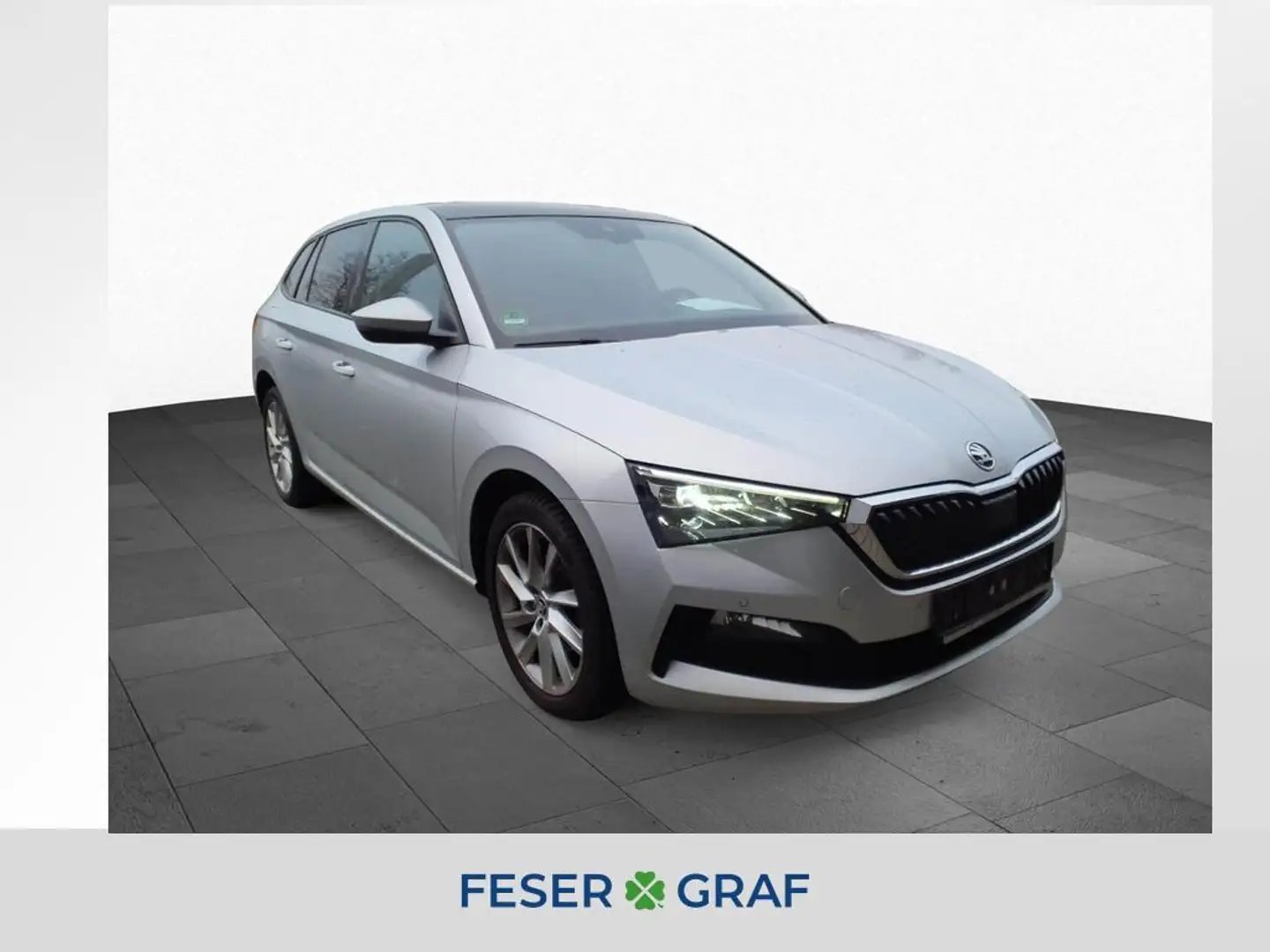 Skoda Scala 1.0 TSI Style/LED/Navi/Carplay/Pano/SHZ/Sound Silber - 1