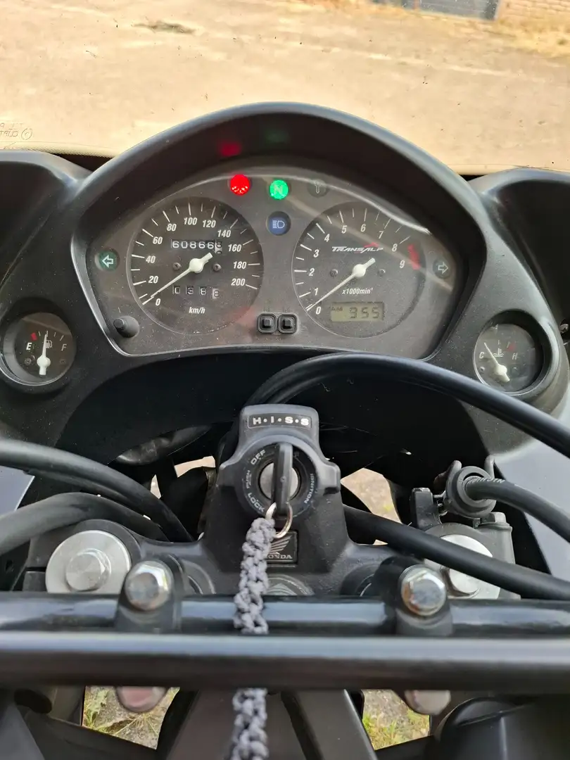Honda Transalp 650v Negro - 1
