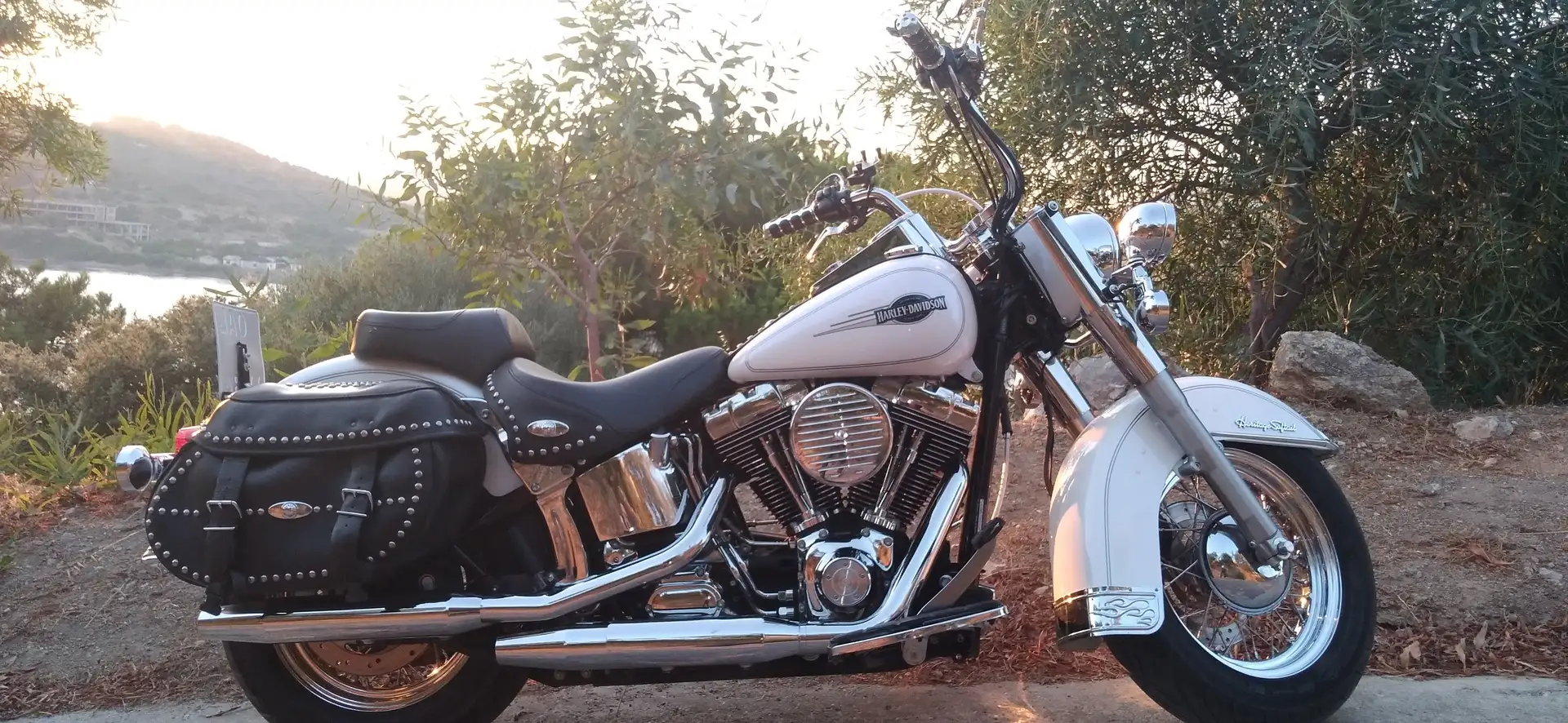 Harley-Davidson Heritage Softail FLSTCI Alb - 1