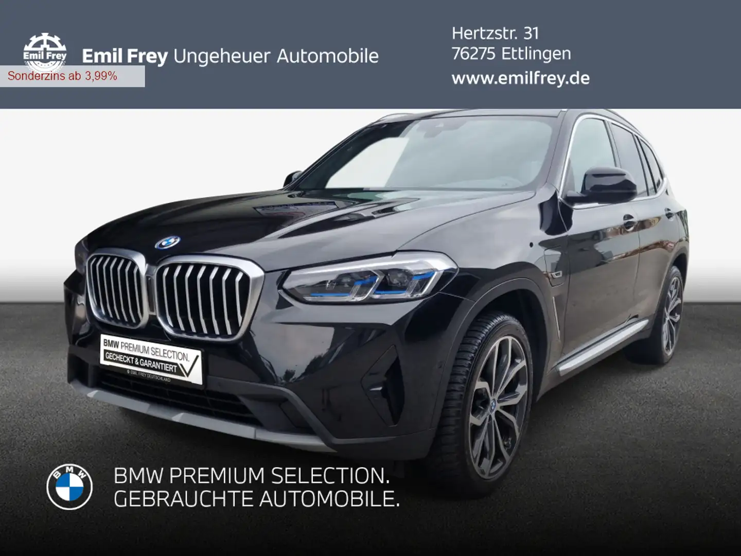 BMW X3 xDrive30e Aut. Schwarz - 1