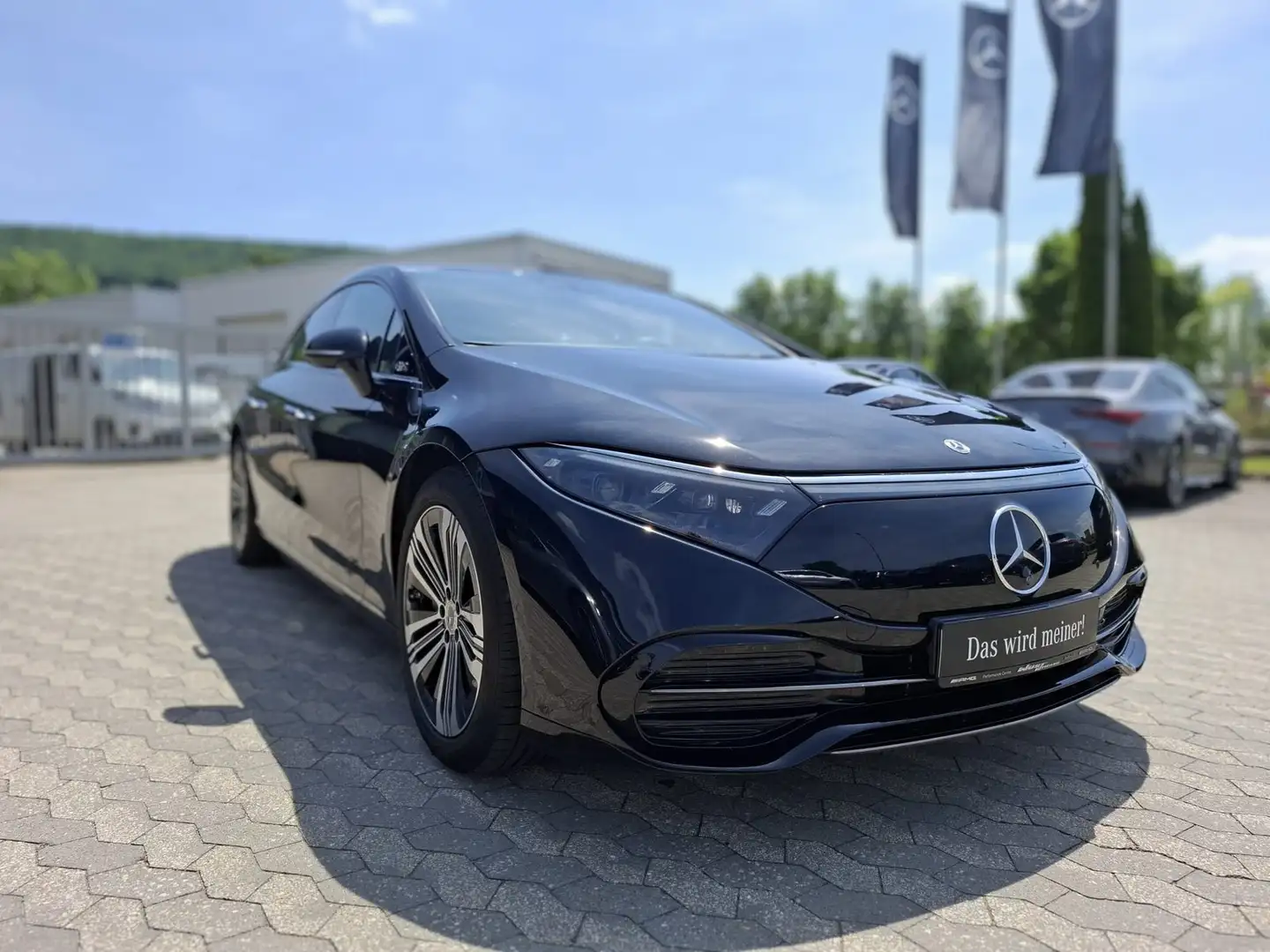 Mercedes-Benz EQS 450+ Electric Art+Pano+Distr.+Night+360°+20" Schwarz - 2