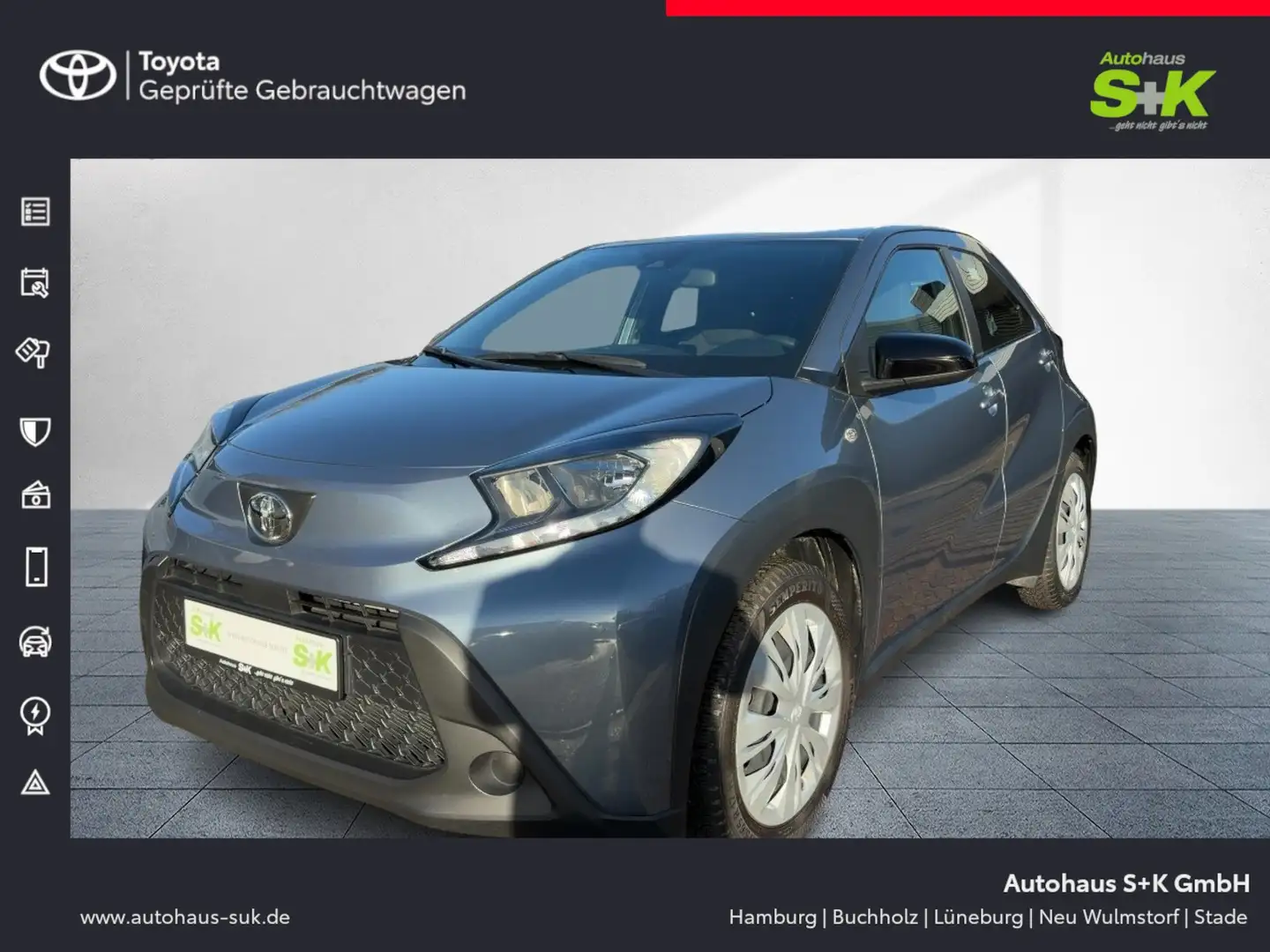 Toyota Aygo X 1,0-l-VVT-i, 5-Türer, Business Edition Grau - 1