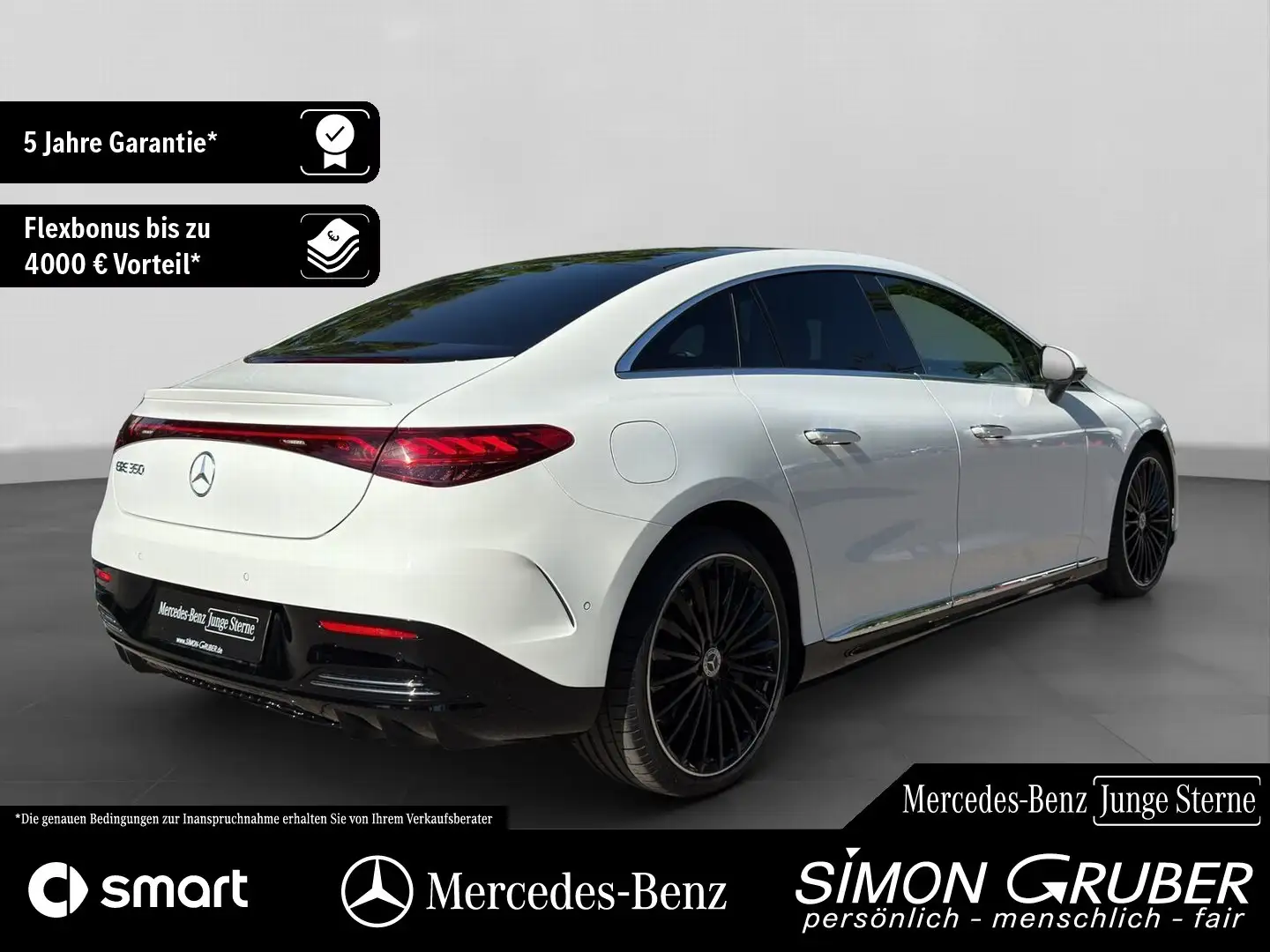 Mercedes-Benz EQE 350 AMG Pano Airmatic Premium+ 21Zoll Bianco - 2
