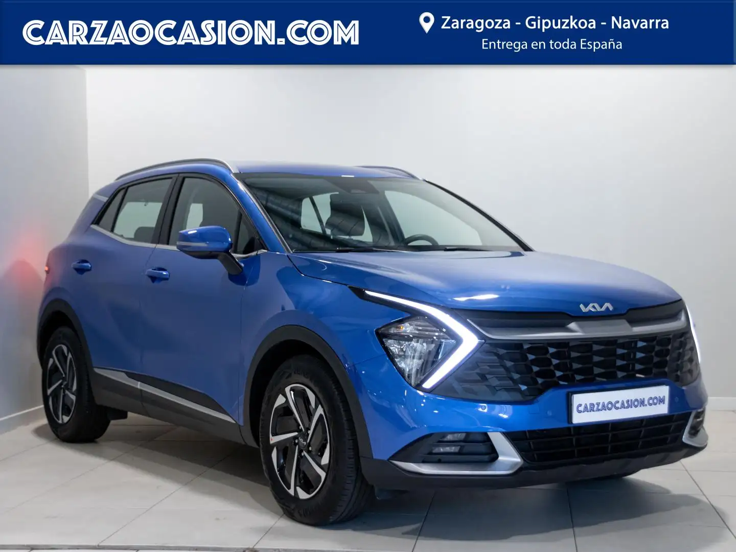Kia Sportage 1.6 T-GDi MHEV Drive 150 Blauw - 1