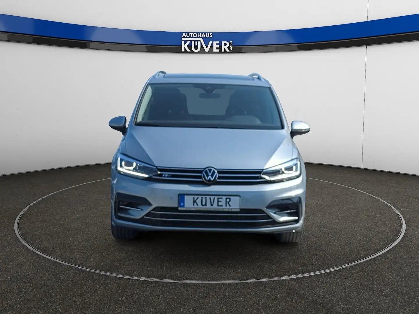 Volkswagen Touran R-Line 2,0 TDI DSG Navi+ACC+AHK+Pano+7S Silber - 2