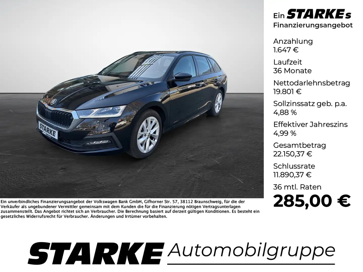 Skoda Octavia Combi 1.5 TSI Ambition Black - 1