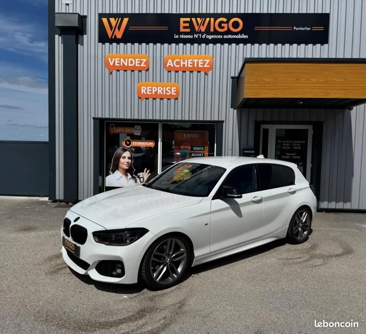 BMW 116 116i 109ch M SPORT Blanc - 1