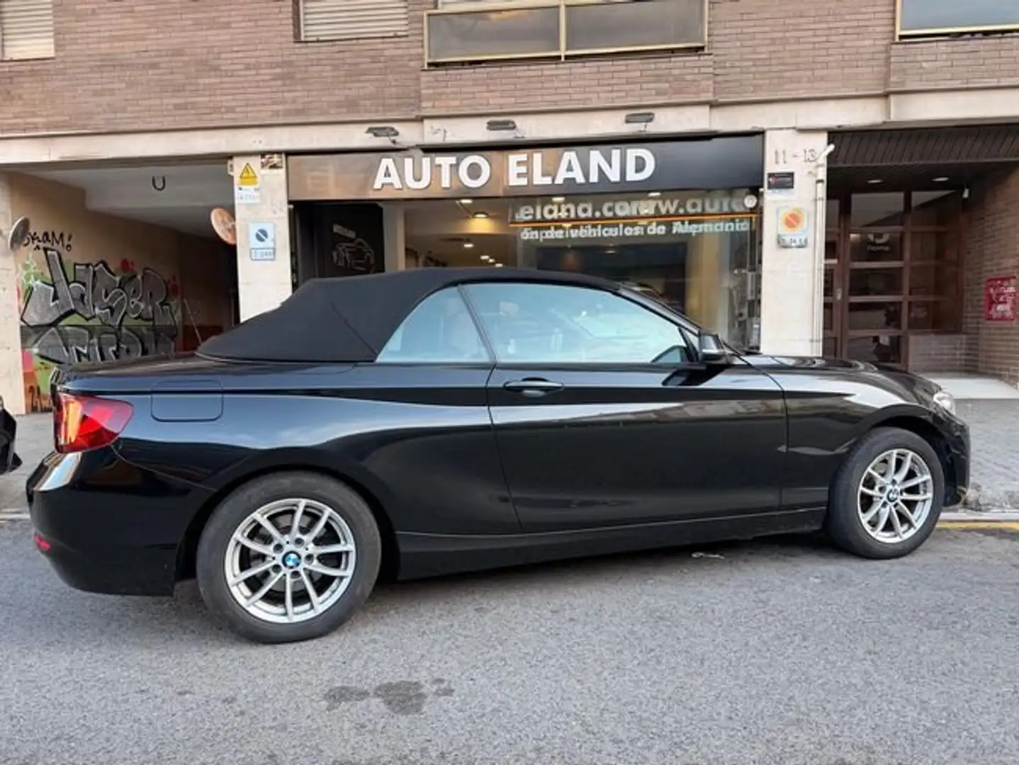 BMW 218 218iA Cabrio Negro - 2