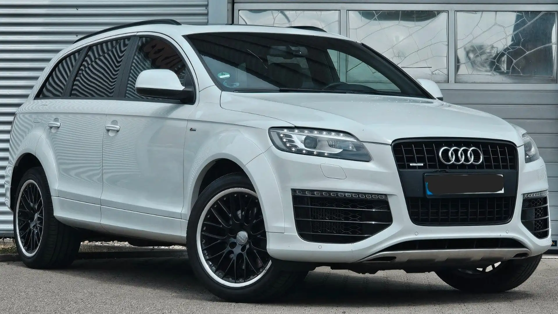 Audi Q7 3.0 TDI CD quattro V12 Optik 4x Shzg 4x Klima Weiß - 1