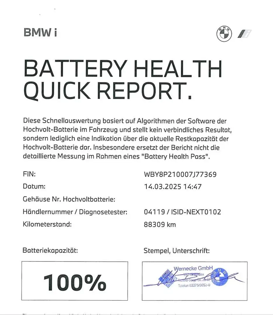 BMW i3 120Ah DAB WLAN Navi Bus. Tempomat Klimaaut. Blanc - 2