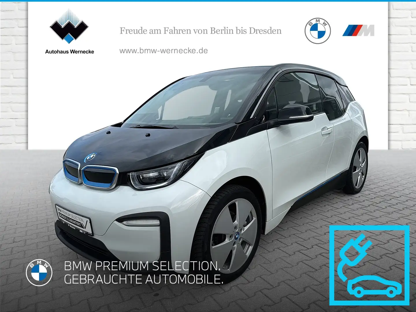 BMW i3 120Ah DAB WLAN Navi Bus. Tempomat Klimaaut. Blanc - 1