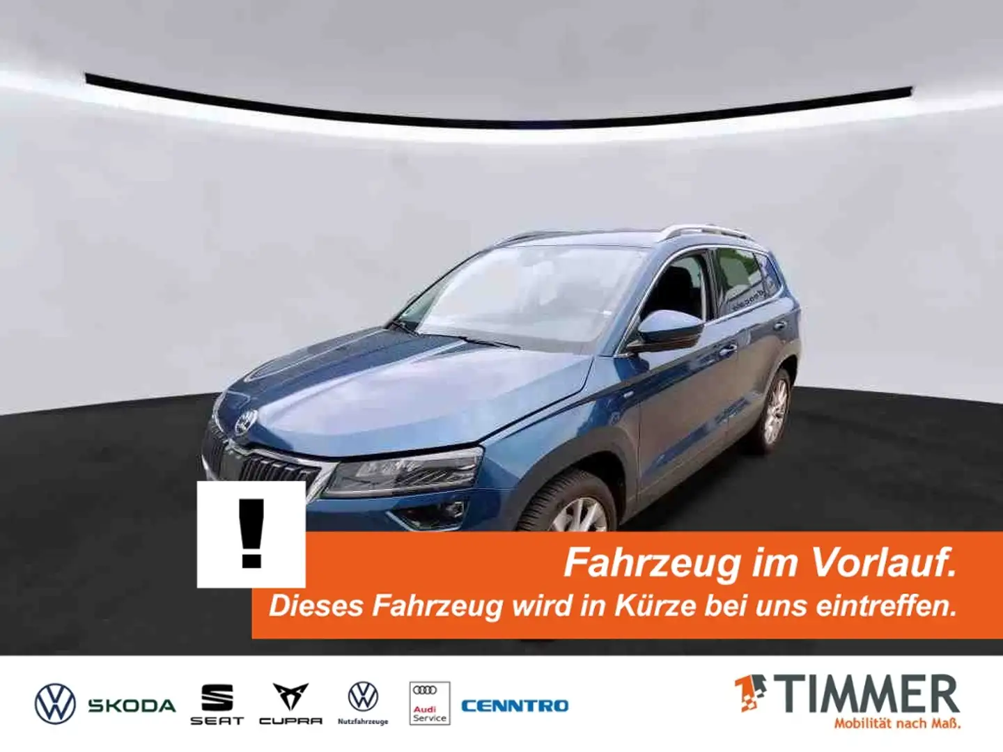 Skoda Karoq 2.0 TDI DSG 4x4 CLEVER *AH *ACC *LED *RKAM *NAVI Blauw - 1