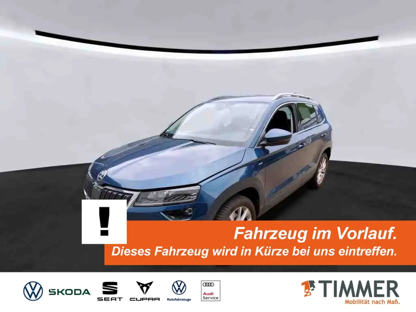 Skoda Karoq 2.0 TDI DSG 4x4 CLEVER *AH *ACC *LED *RKAM *NAVI Blue - 1