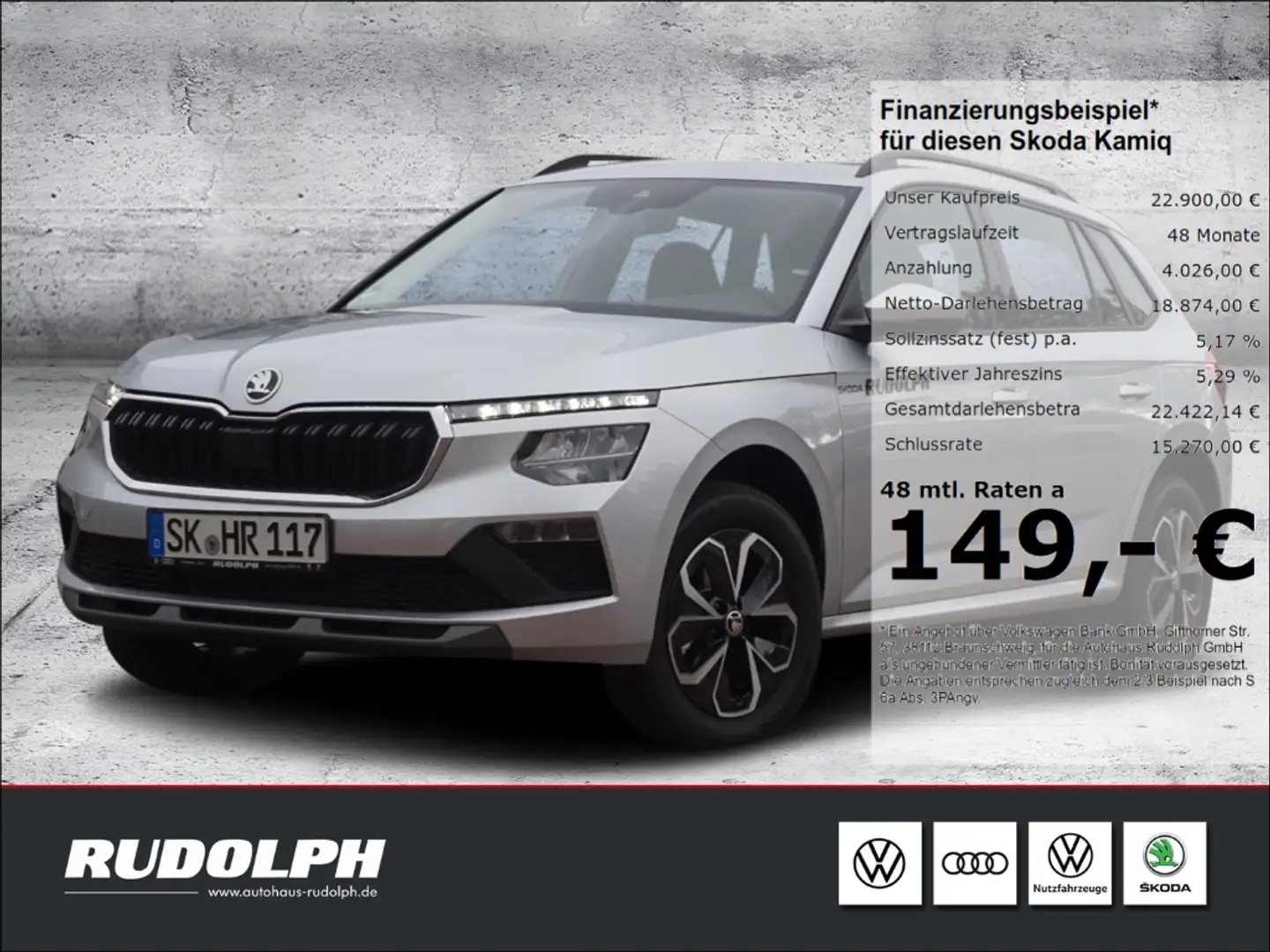 Skoda Kamiq 1.0 TSI DSG Selection LED LenkradHZG Beheizb. Fron Zilver - 1