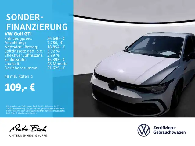 Volkswagen Golf GTI Golf VIII GTI Black Style 2.0 TSI, Navi, LED, Rü