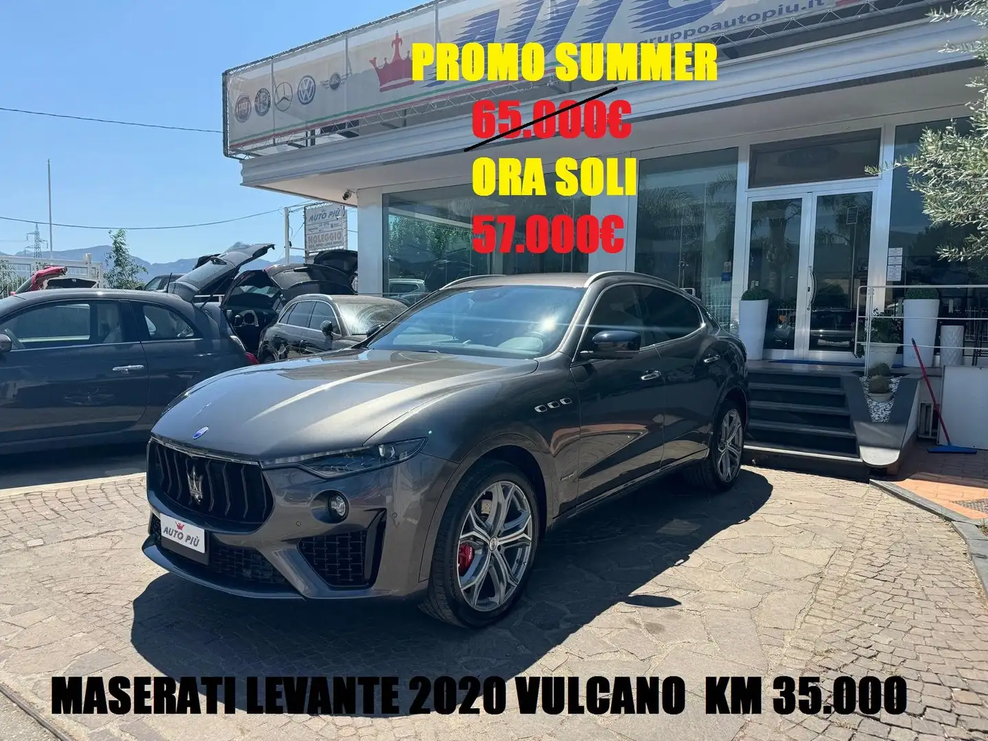 Maserati Levante Levante 3.0 V6 Gransport Nerissimo 350cv auto Gris - 1