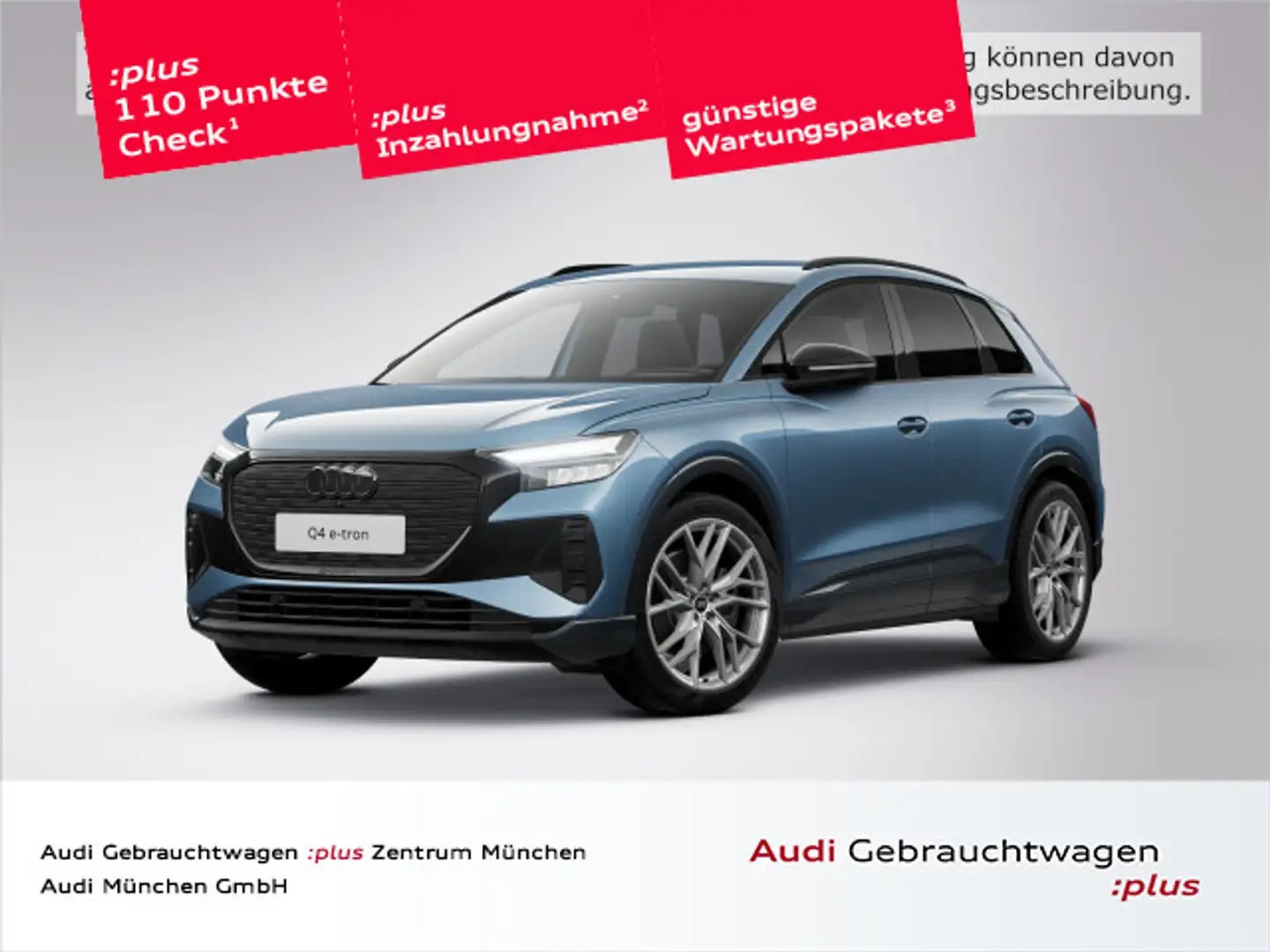 Audi Q4 e-tron 45 ACC/21"Zoll/Privacy/AHK/Kamera Blau - 1