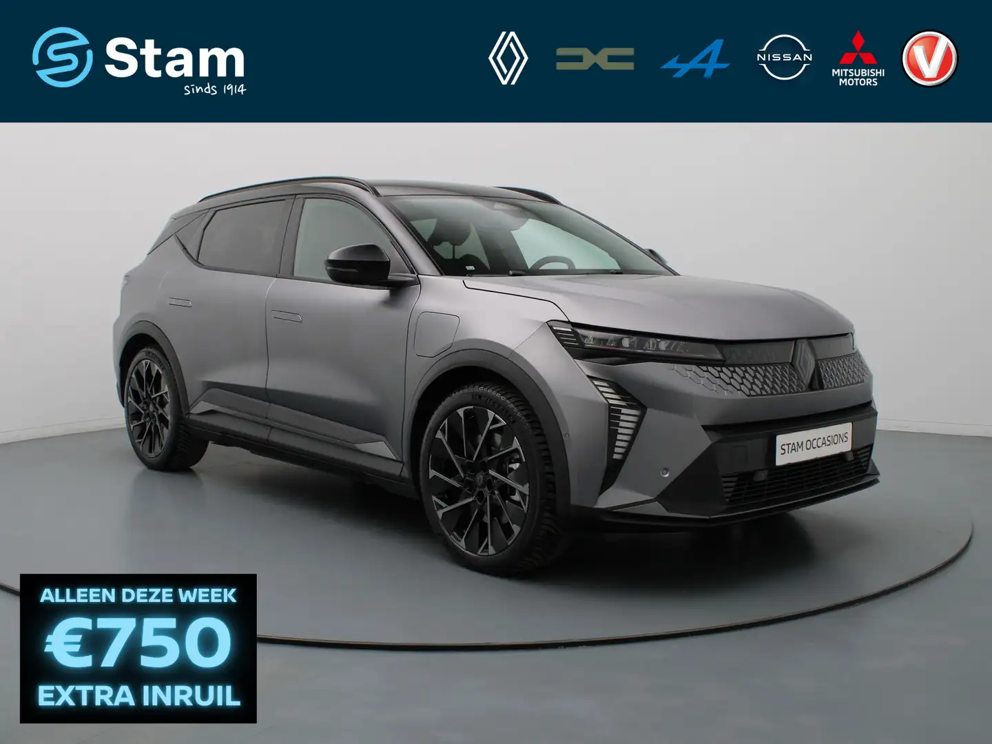 Renault Scenic E-Tech EV87 long range esprit Alpine Adapt. cruise Grijs - 1