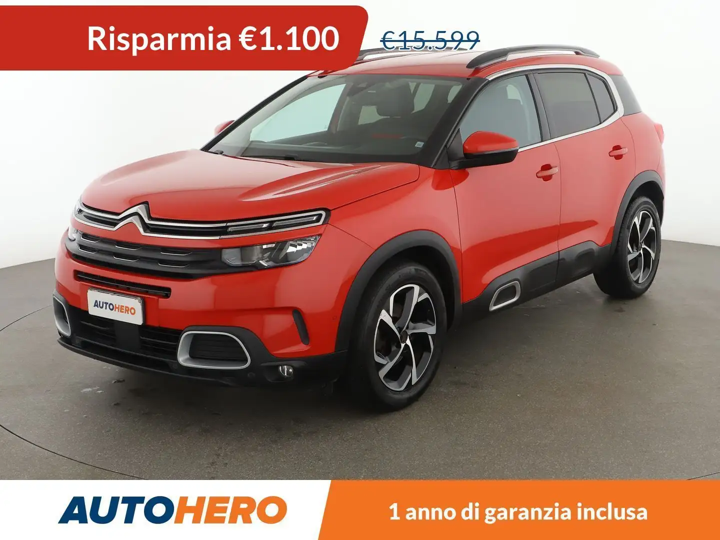 Citroen C5 Aircross 1.5 Blue-HDi Feel 130 CV EAT8 crvena - 1