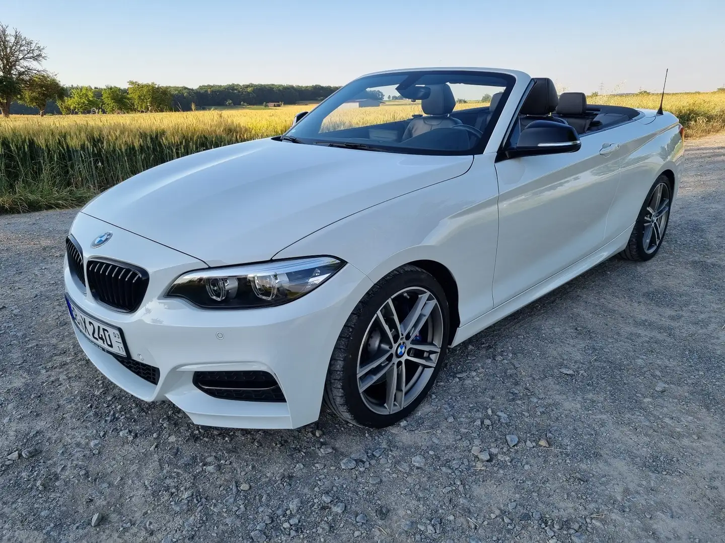 BMW 240 M240i Cabrio Aut. Weiß - 1
