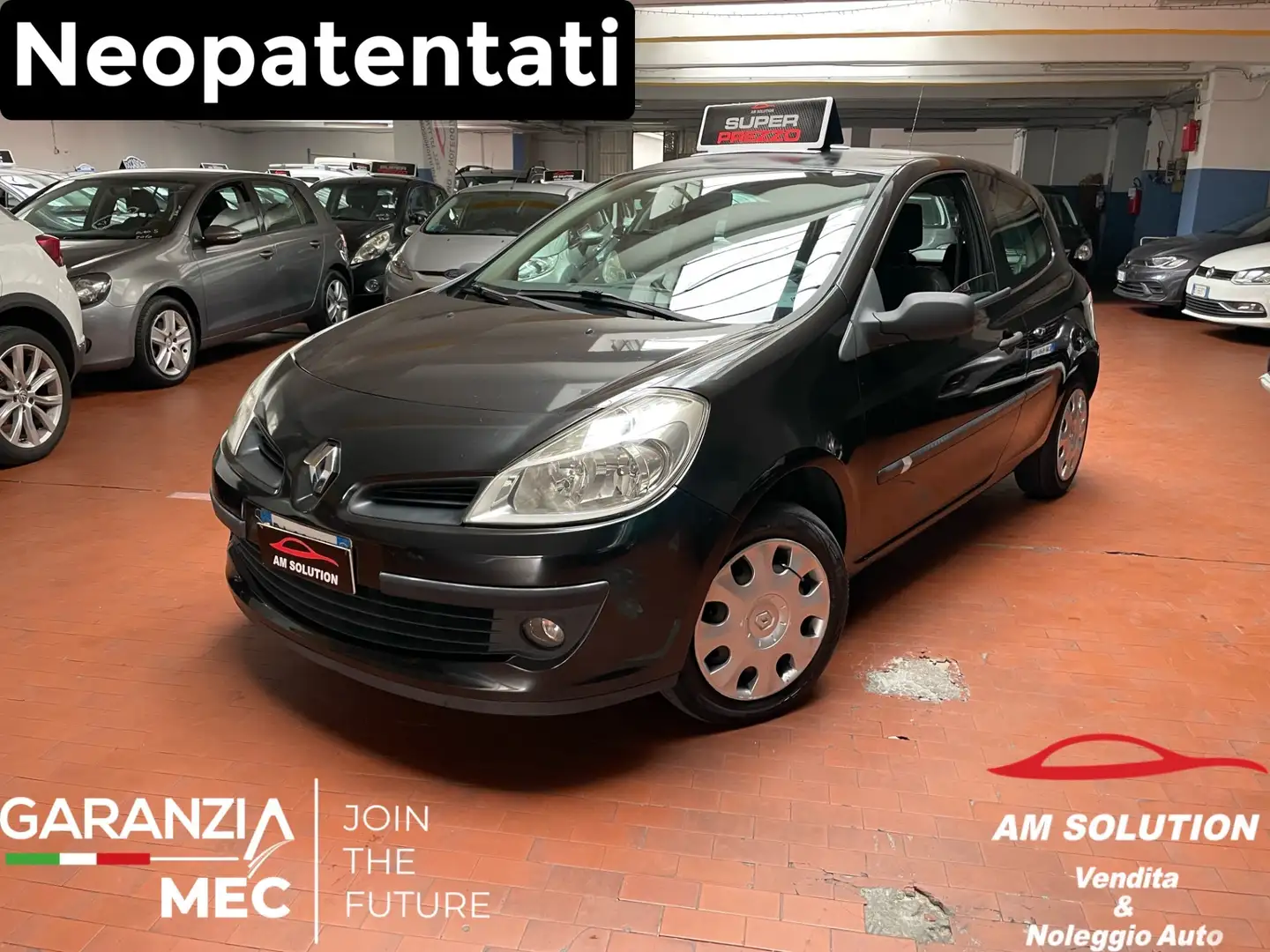 Renault Clio Clio 1.2 Neopatentati Schwarz - 1