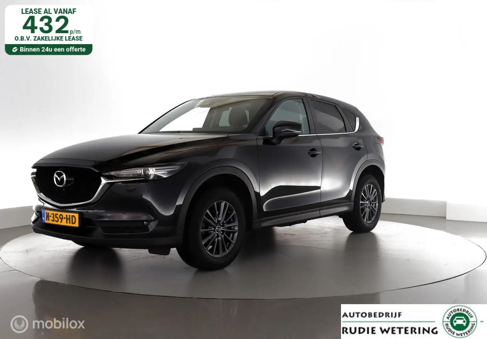 Mazda CX-5 2.0 SkyActiv-G 165PK 4WD Automaat|nav|Carplay|cam| Zwart - 1