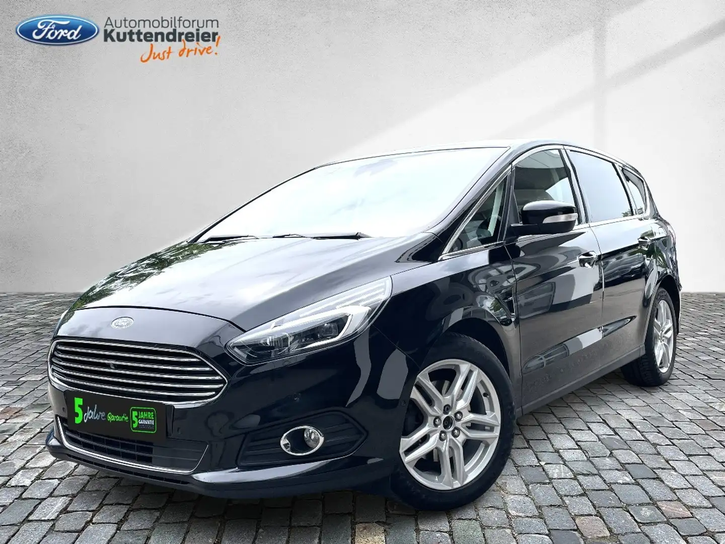 Ford S-Max Titanium Voll-LED Navi 2xKamera 7-Sitze Чорний - 1