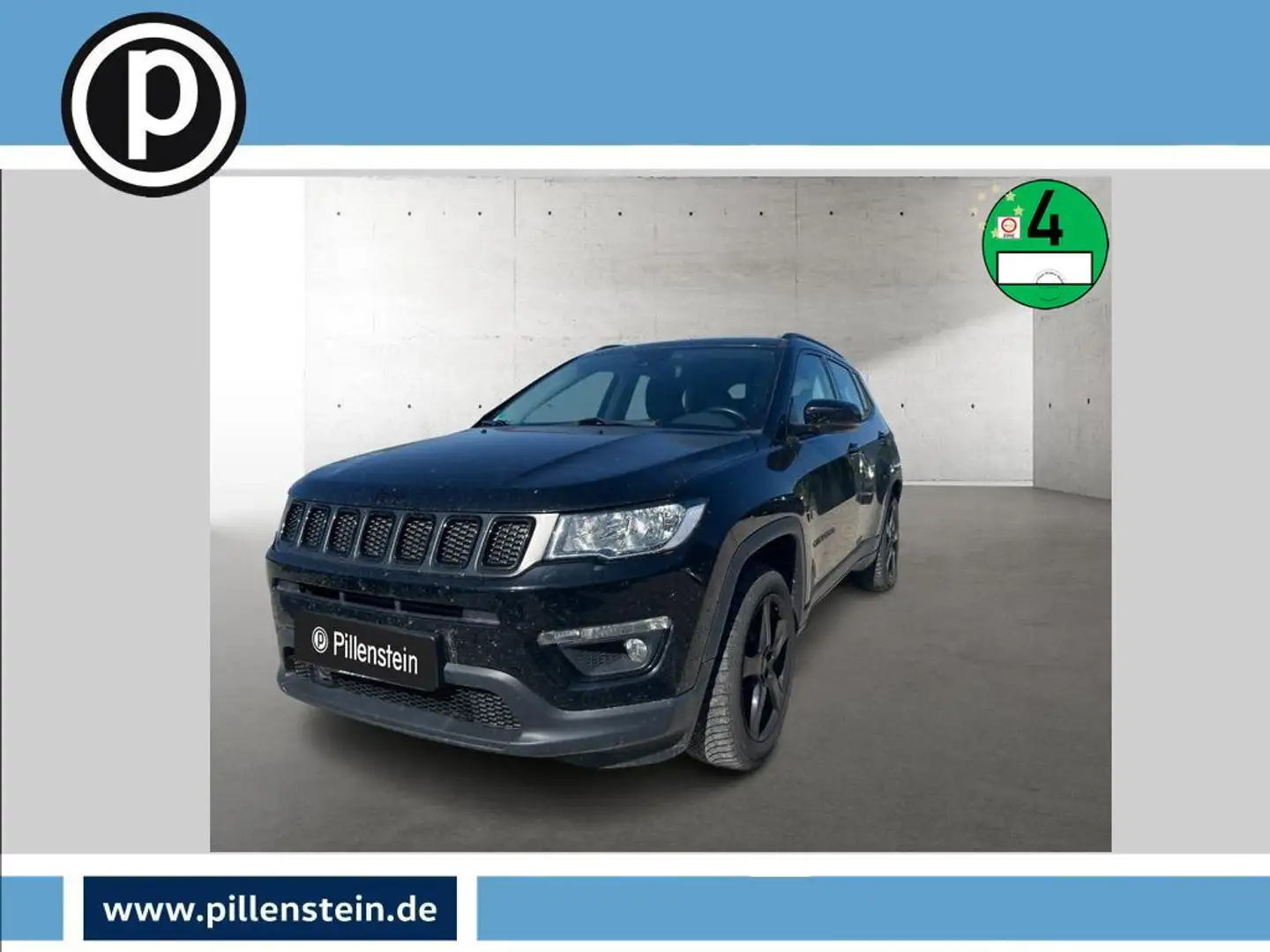 Jeep Compass 2.0 4WD LONGITUDE NAVI+WINTERPAKET Schwarz - 1