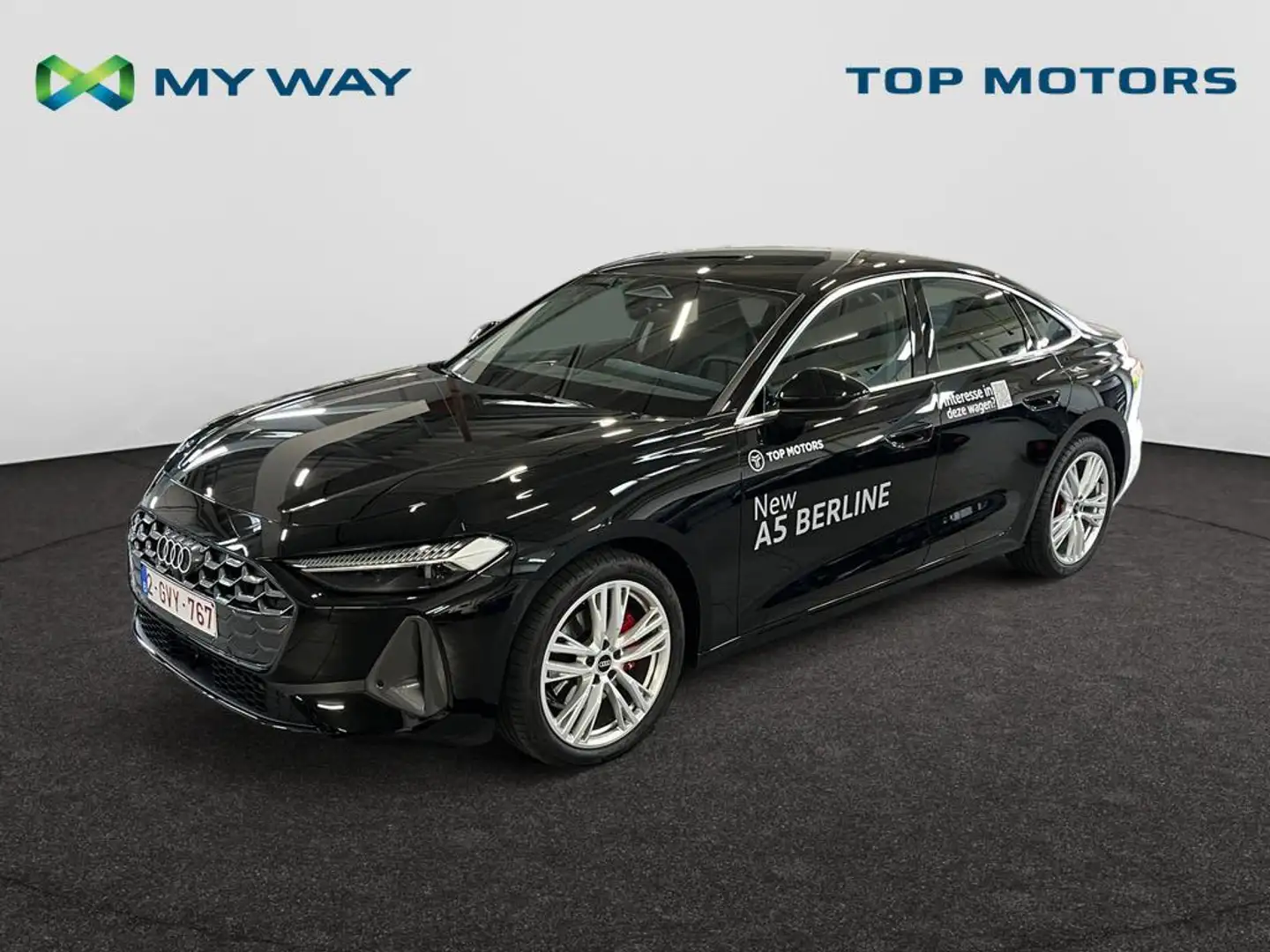 Audi A5 ADVANCED*QUATTRO*ELEKTRISCHE ZETELS*19" VELGEN Noir - 1