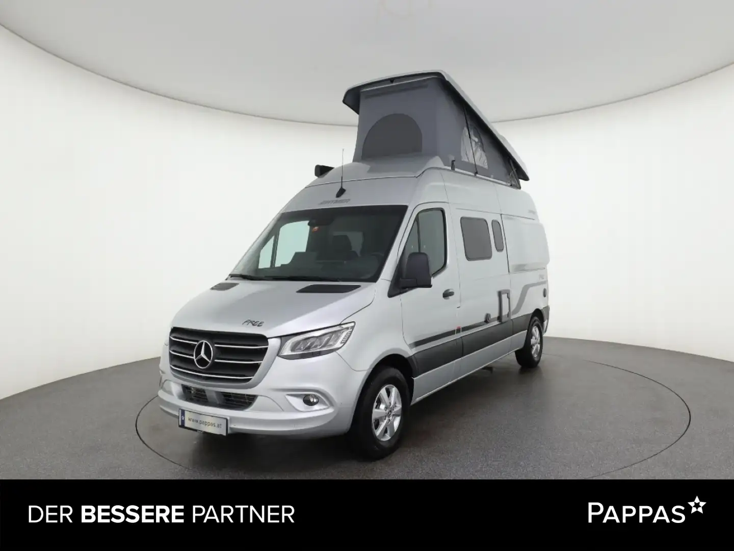 Mercedes-Benz Sprinter 315 CDI Hymer Wohnmobil Distr SHZ LED Silber - 1