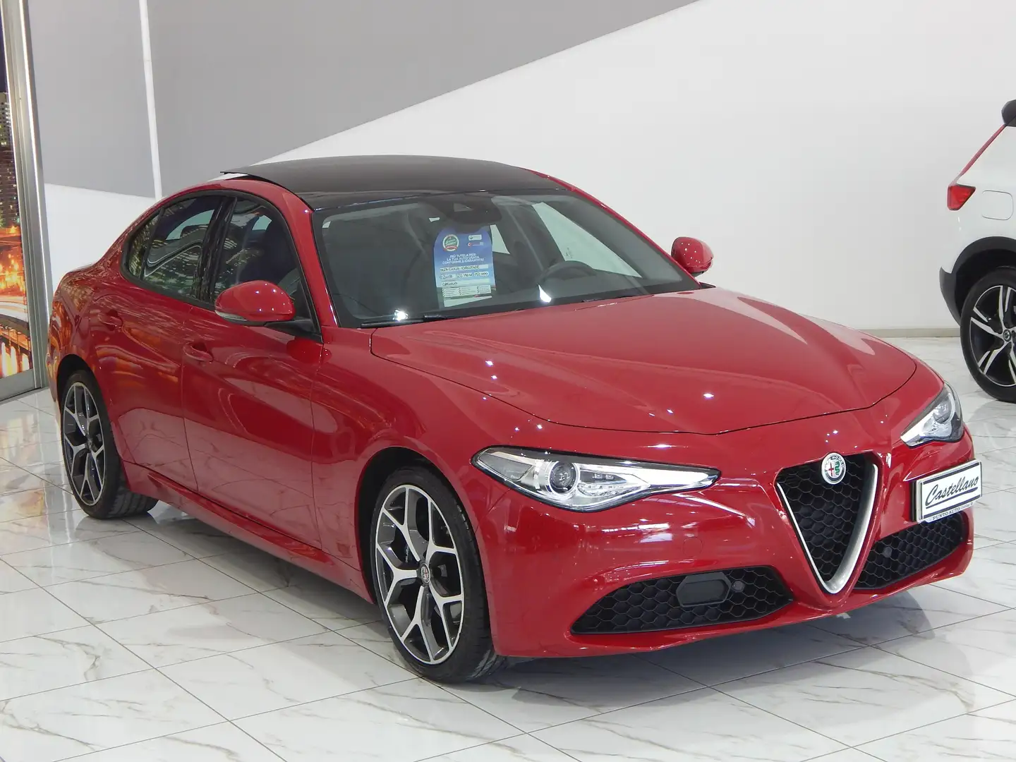 Alfa Romeo Giulia 2.2 t Executive 190cv Aut. TETTO-NAVI-PELLE-PARK Rouge - 2