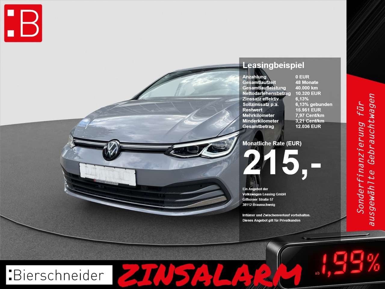 Volkswagen Golf 2024 — 1.5 TSI Style NAVI RFK ACC LED+ ERGO 18