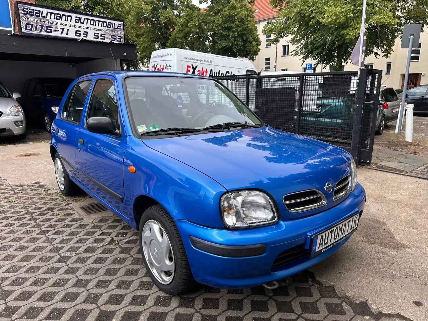 Nissan Micra 1.3I Elegance*1.Hand*Automatik*AC*Tüv Neu* Bleu - 1