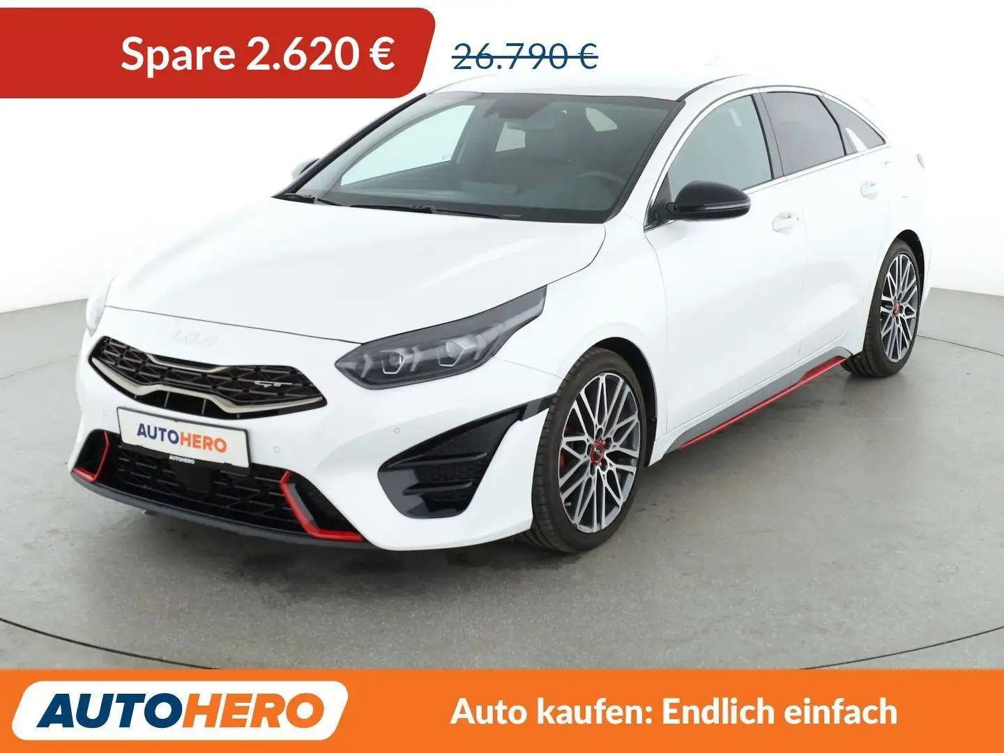 Kia ProCeed / pro_cee'd 1.6 TGDI GT Aut*NAVI*LED*ACC*CAM*PDC*SHZ* Blanc - 1