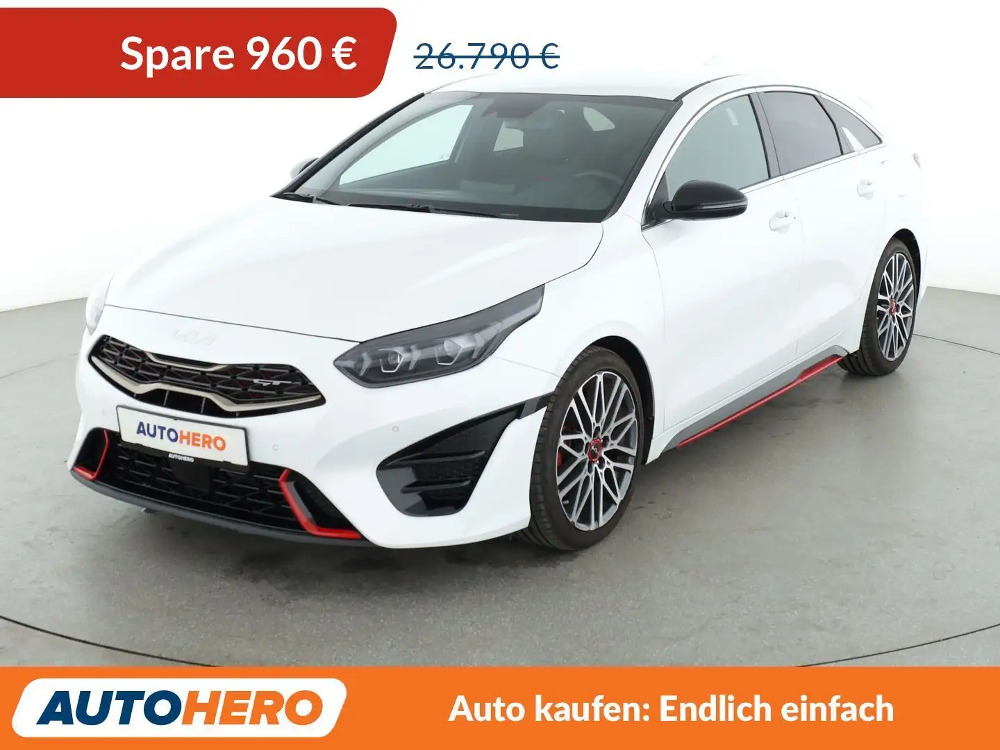 Kia ProCeed / pro_cee'd 1.6 TGDI GT Aut*NAVI*LED*ACC*CAM*PDC*SHZ* Weiß - 1