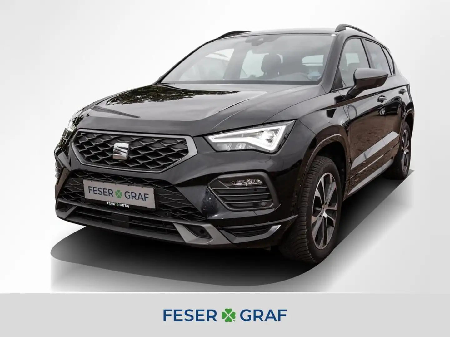 SEAT Ateca 2.0 TDI DSG FR LED/AHK/SHZ/ACC/Parklenk. Schwarz - 1