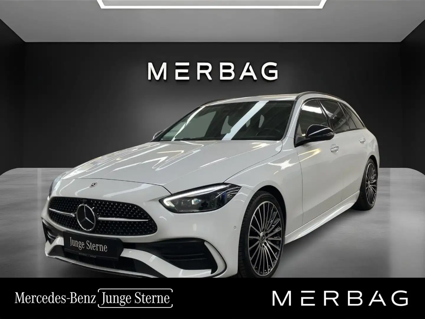 Mercedes-Benz C 220 d 4MATIC T-Modell AMG Line Weiß - 1