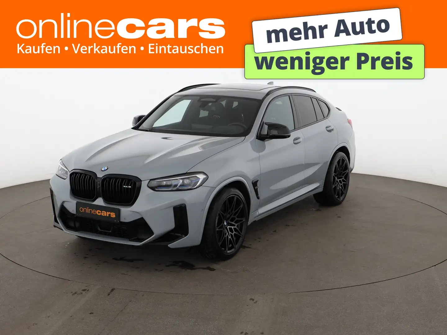 BMW X4 M Competition Aut LASER 360-CAM HEAD-UP SKY Grau - 1